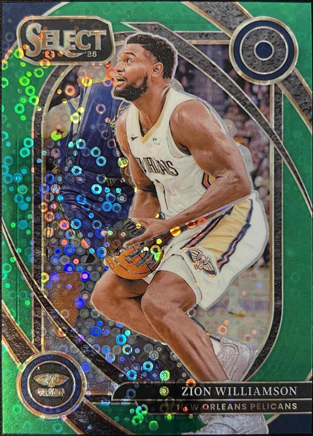 Zion Williamson [Green Disco Prizm] #258