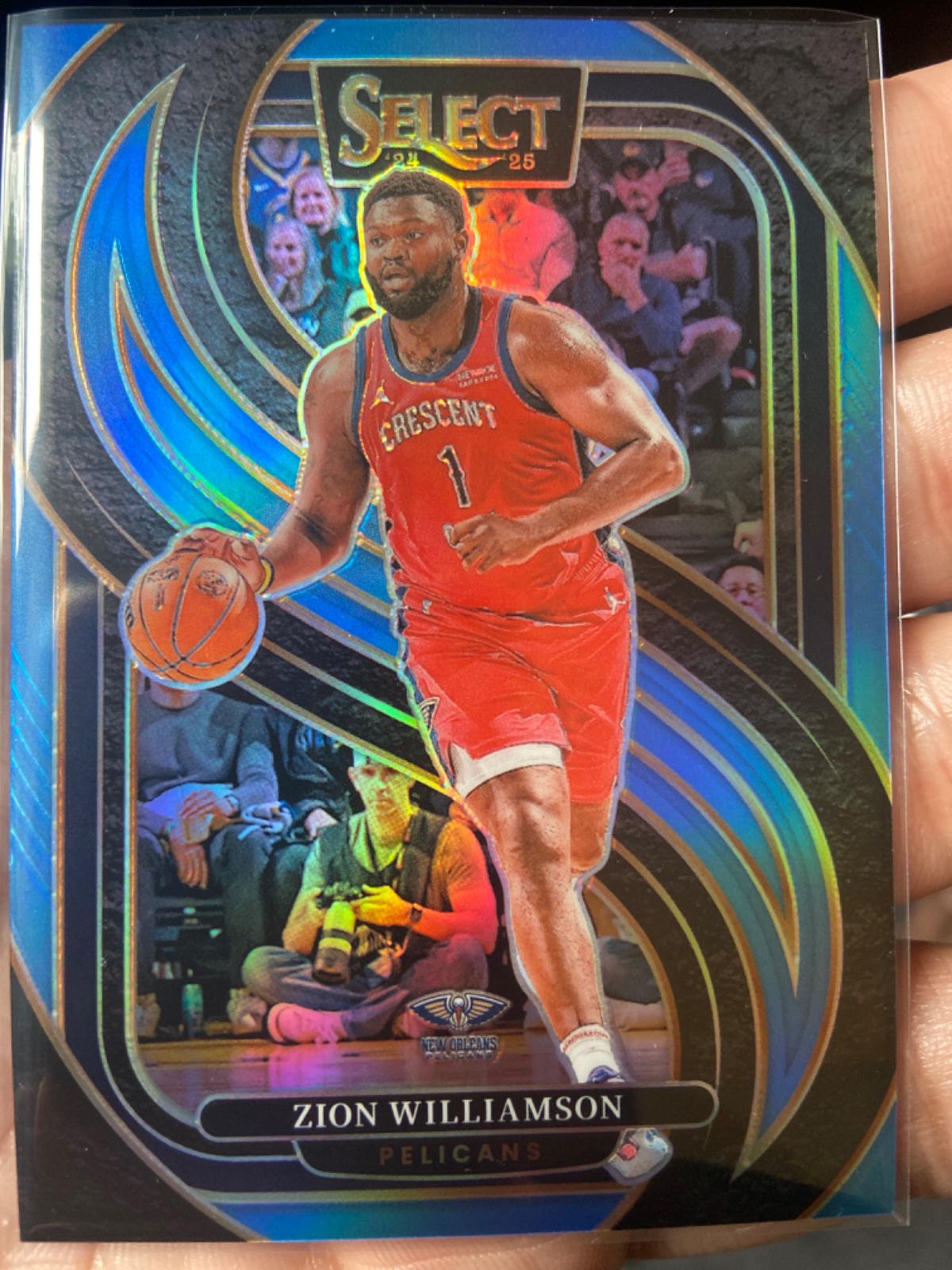 Zion Williamson [Light Blue Prizm] #138
