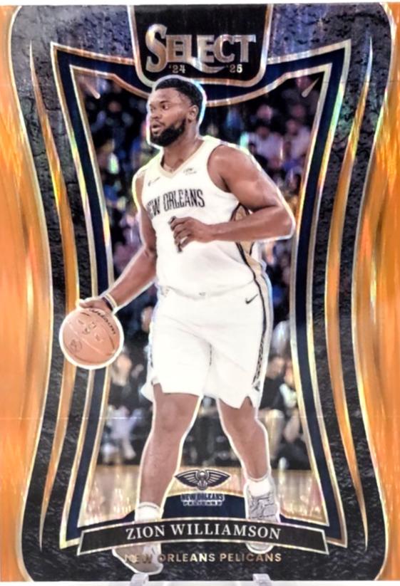 Zion Williamson [Orange Flash Prizm] #304