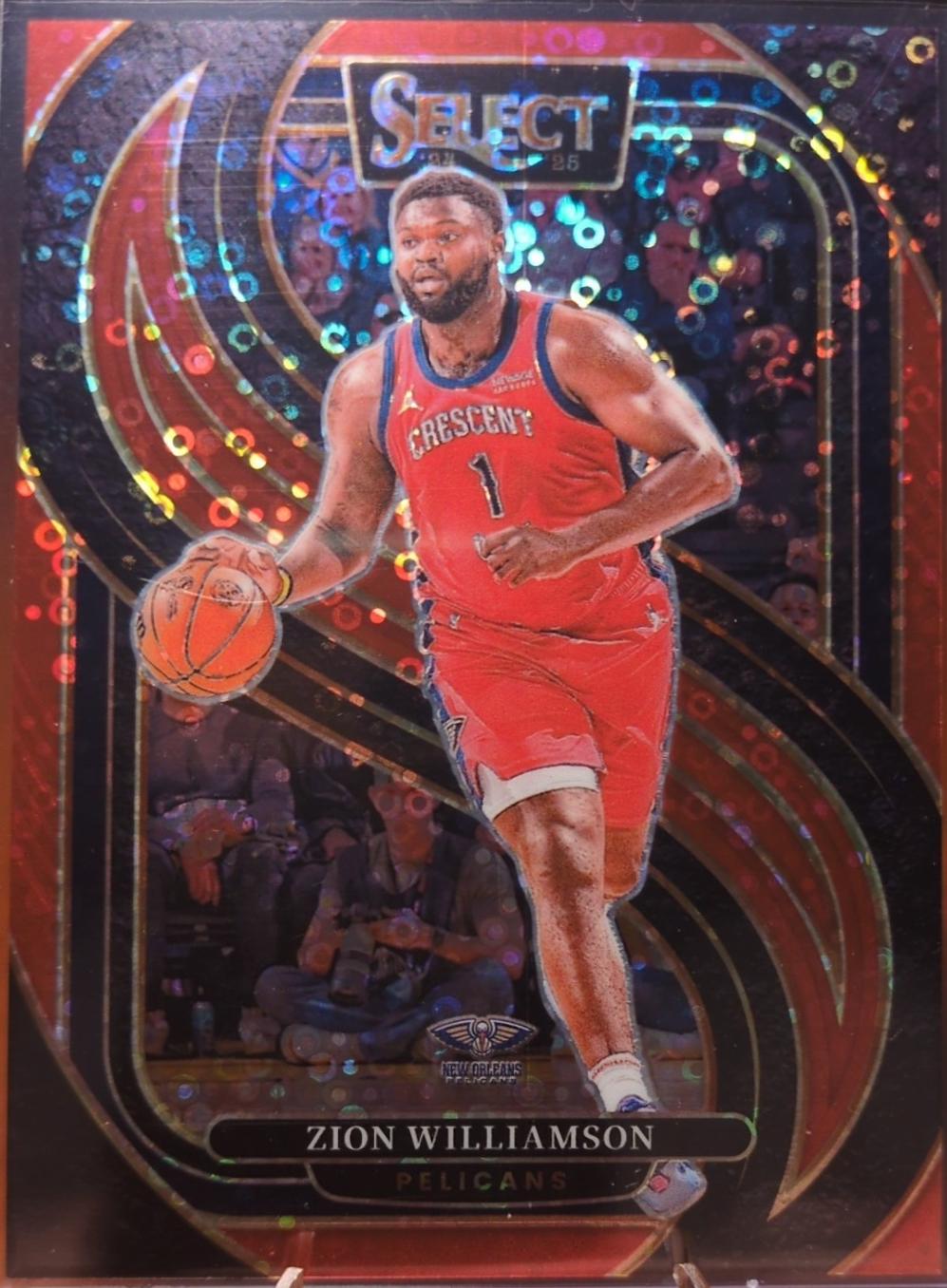 Zion Williamson [Red Disco Prizm] #138
