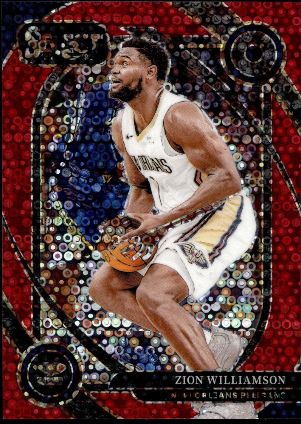 Zion Williamson [Red Disco Prizm] #258
