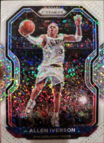 Allen Iverson [White Sparkle Prizm] #19