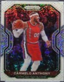 Carmelo Anthony [White Sparkle Prizm] #154