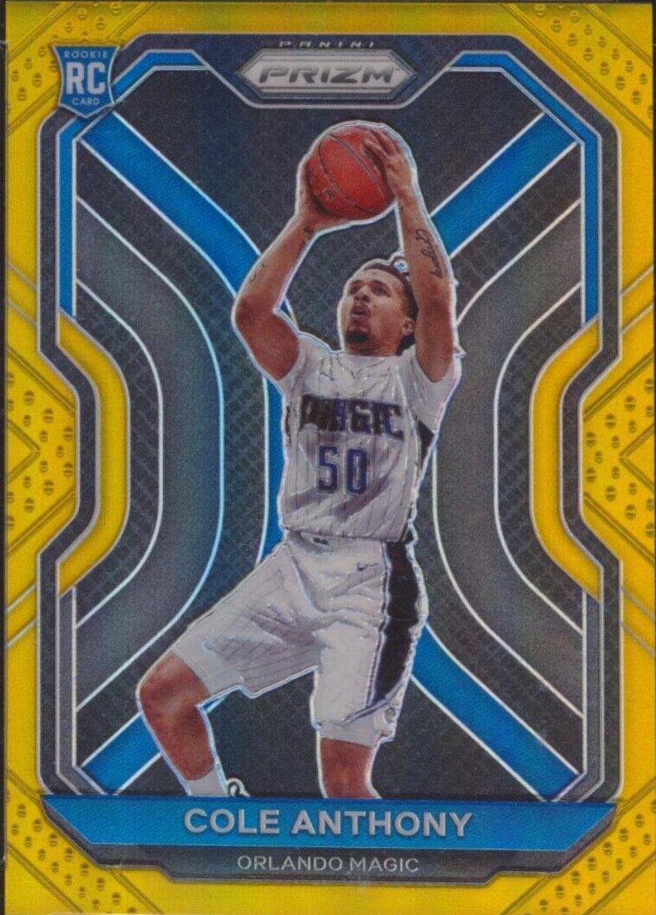 Cole Anthony [Gold Prizm] #292