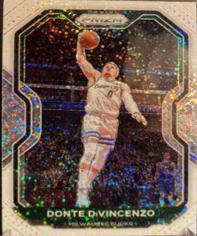 Donte DiVincenzo [White Sparkle Prizm] #50