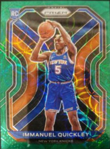 Immanuel Quickley [Choice Green Prizm] #296
