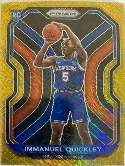 Immanuel Quickley [Gold Shimmer Prizm] #296