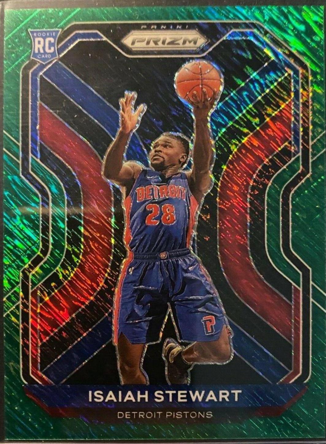 Isaiah Stewart [Green Shimmer Prizm] #254