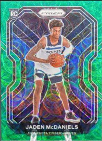 Jaden McDaniels [Choice Green Prizm] #277
