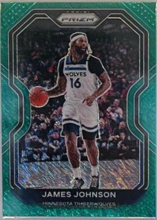 James Johnson [Green Shimmer Prizm] #247