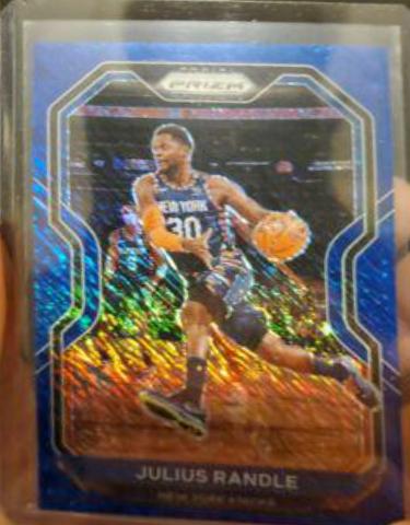 Julius Randle [Blue Shimmer Prizm] #54