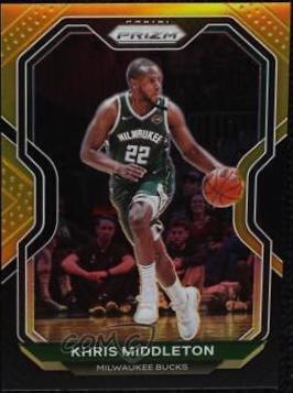 Khris Middleton [Black Gold Prizm] #92