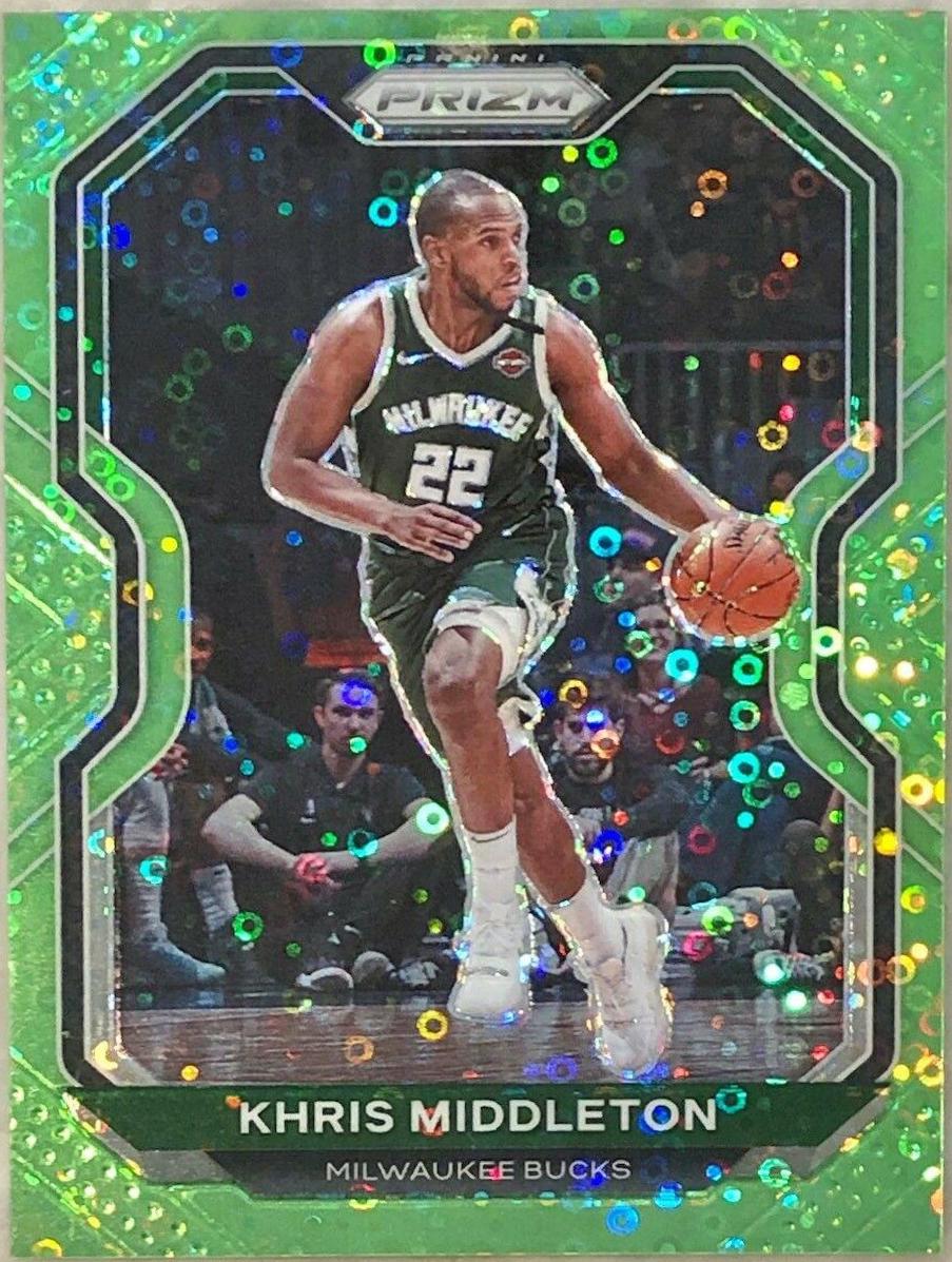 Khris Middleton [Fast Break Neon Green Prizm] #92