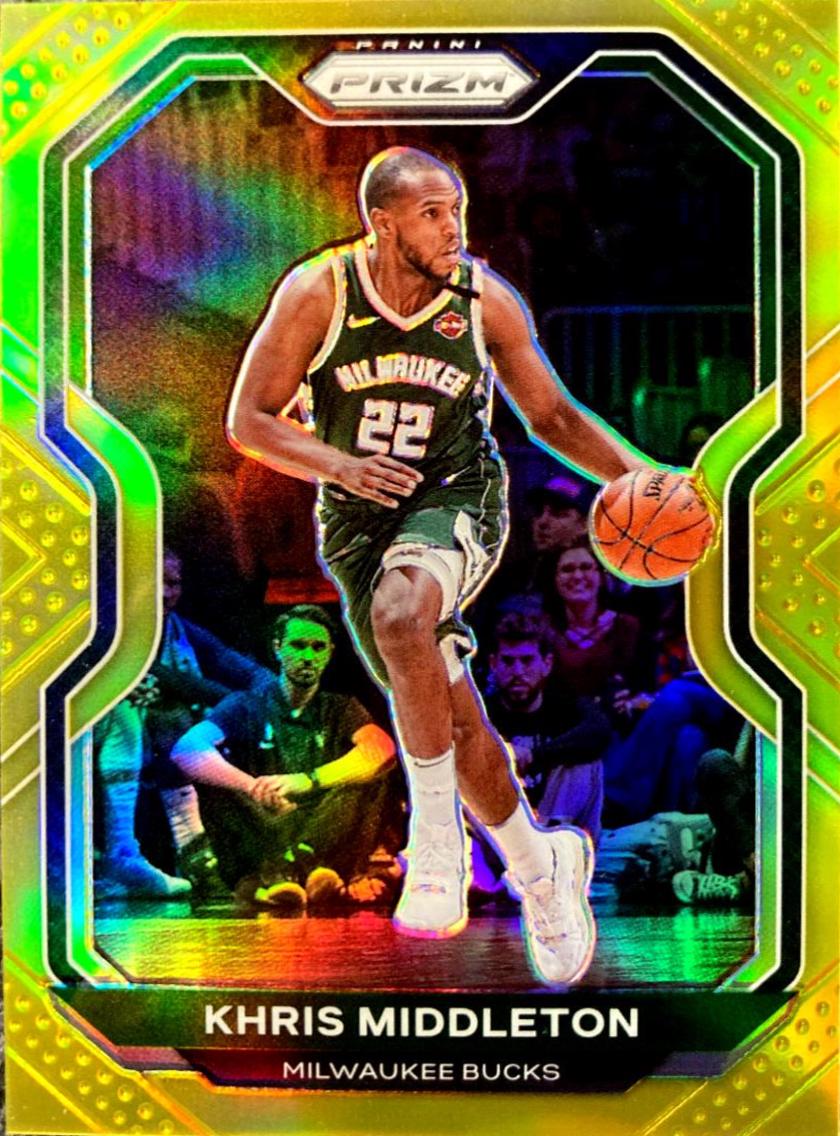 Khris Middleton [Gold Prizm] #92