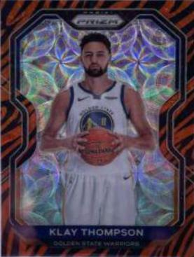 Klay Thompson [Choice Tiger Stripe Prizm] #87