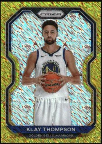 Klay Thompson [Gold Shimmer Prizm] #87