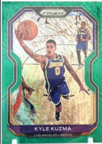 Kyle Kuzma [Green Shimmer Prizm] #244