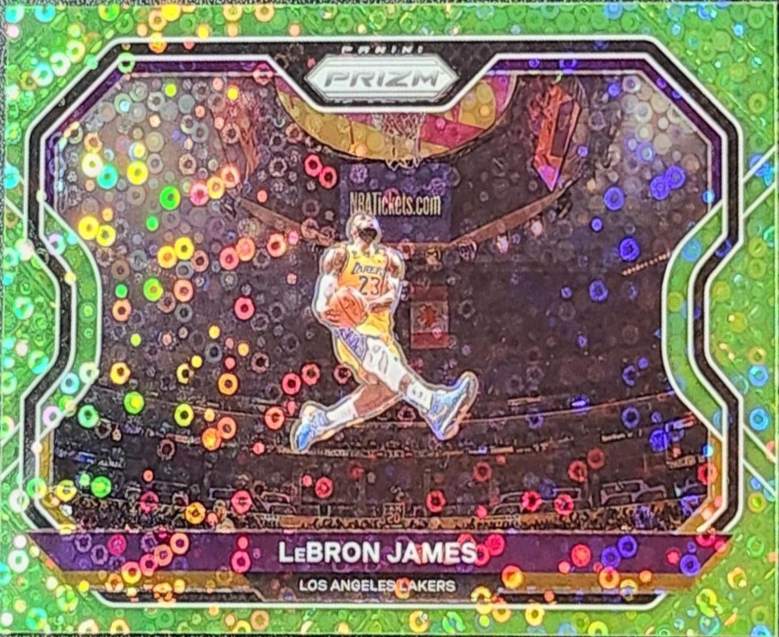 LeBron James [Fast Break Neon Green Prizm] #1