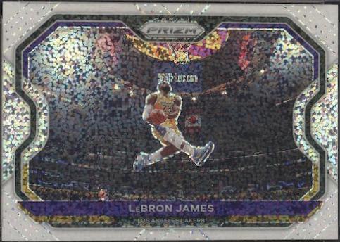 LeBron James [White Sparkle Prizm] #1