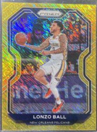 Lonzo Ball [Gold Shimmer Prizm] #224