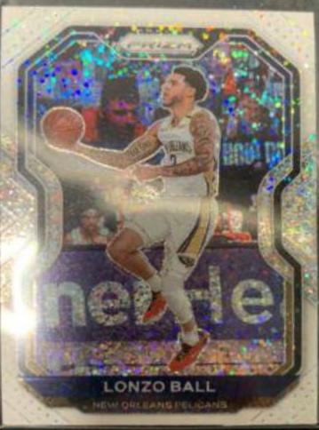 Lonzo Ball [White Sparkle Prizm] #224