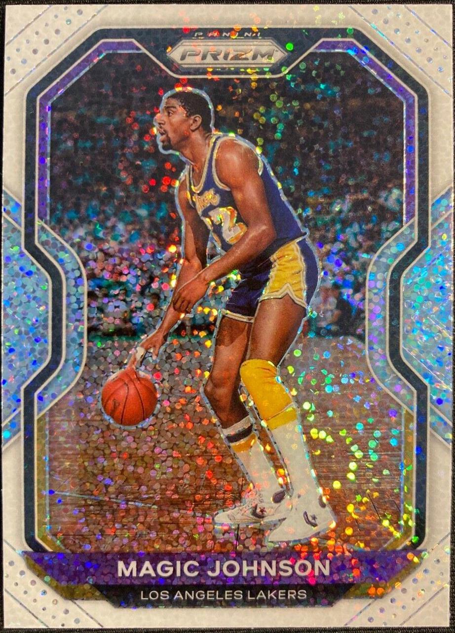 Magic Johnson [White Sparkle Prizm] #219