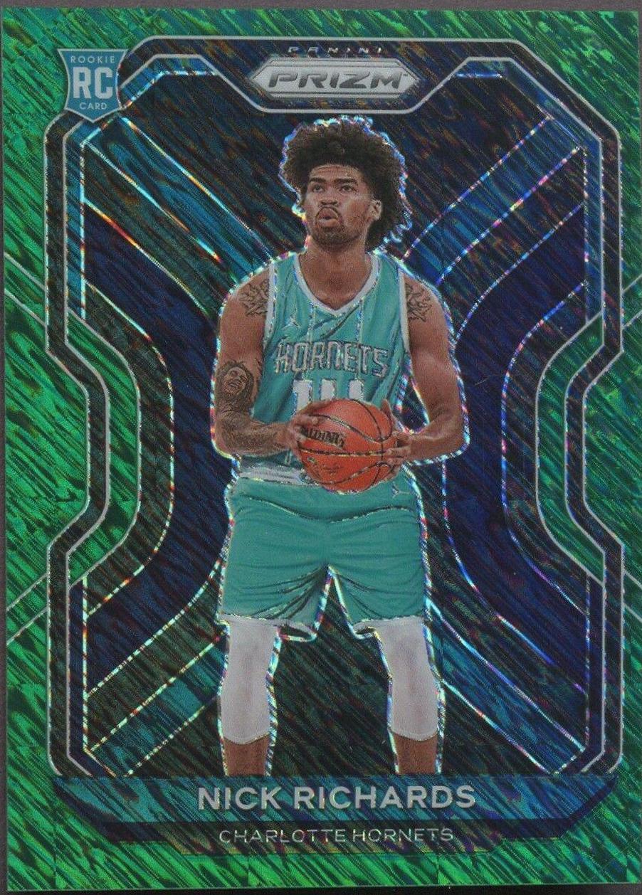 Nick Richards [Green Shimmer Prizm] #253