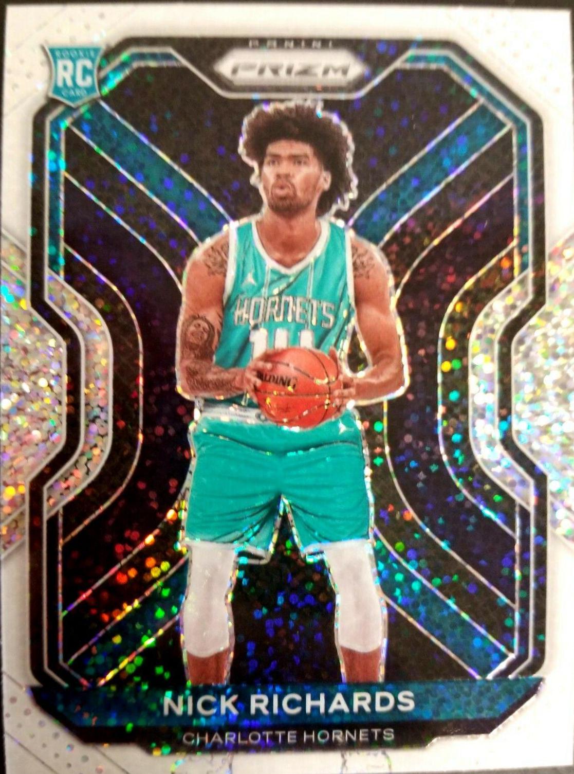 Nick Richards [White Sparkle Prizm] #253