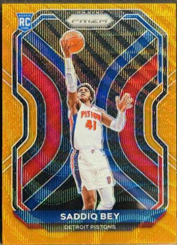 Saddiq Bey [Orange Wave Prizm] #284