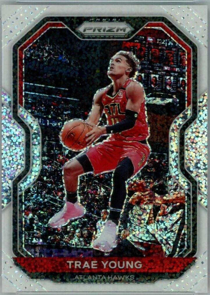 Trae Young [White Sparkle Prizm] #64