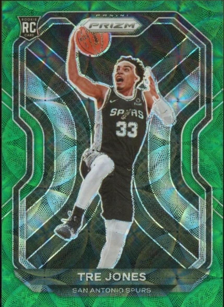 Tre Jones [Choice Green Prizm] #291
