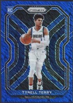 Tyrell Terry [Blue Shimmer Prizm] #259
