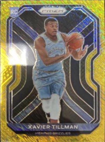 Xavier Tillman [Gold Shimmer Prizm] #299