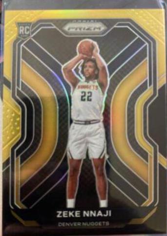 Zeke Nnaji [Black Gold Prizm] #266