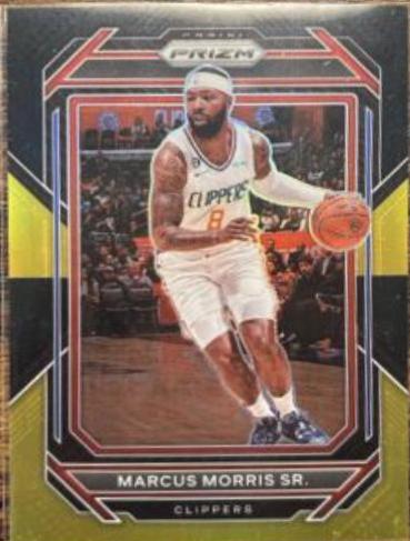 Marcus Morris Sr. [Black Gold] #130