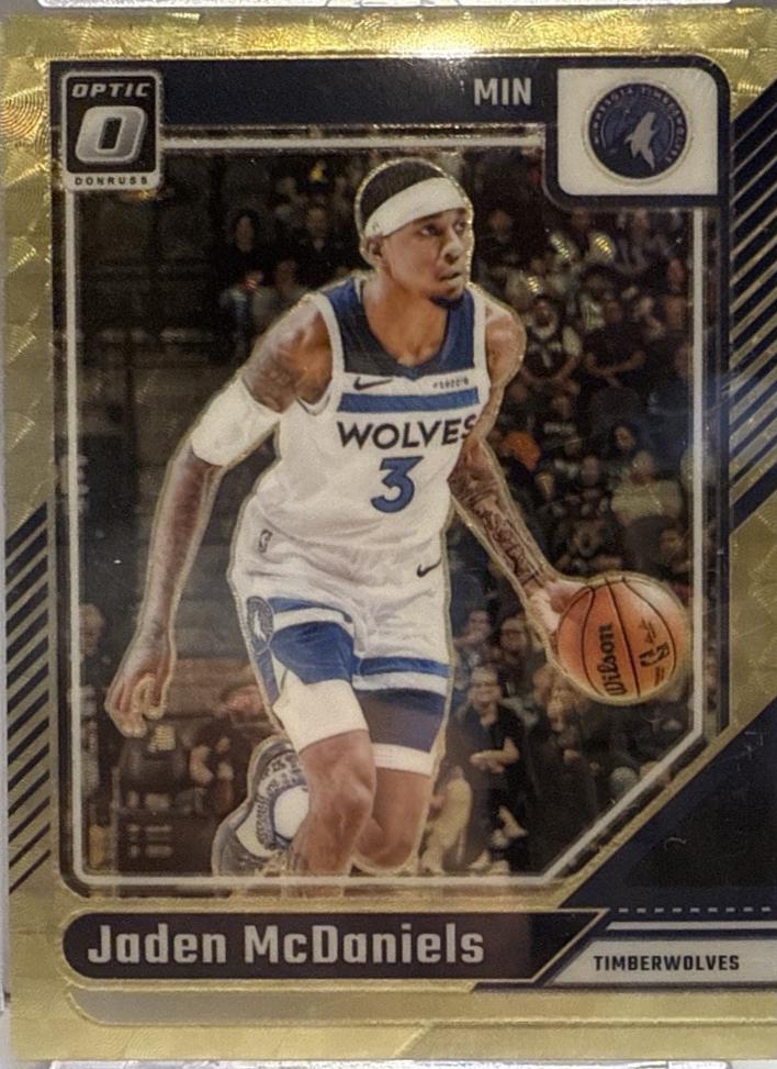 Jaden McDaniels [Gold Vinyl] #40