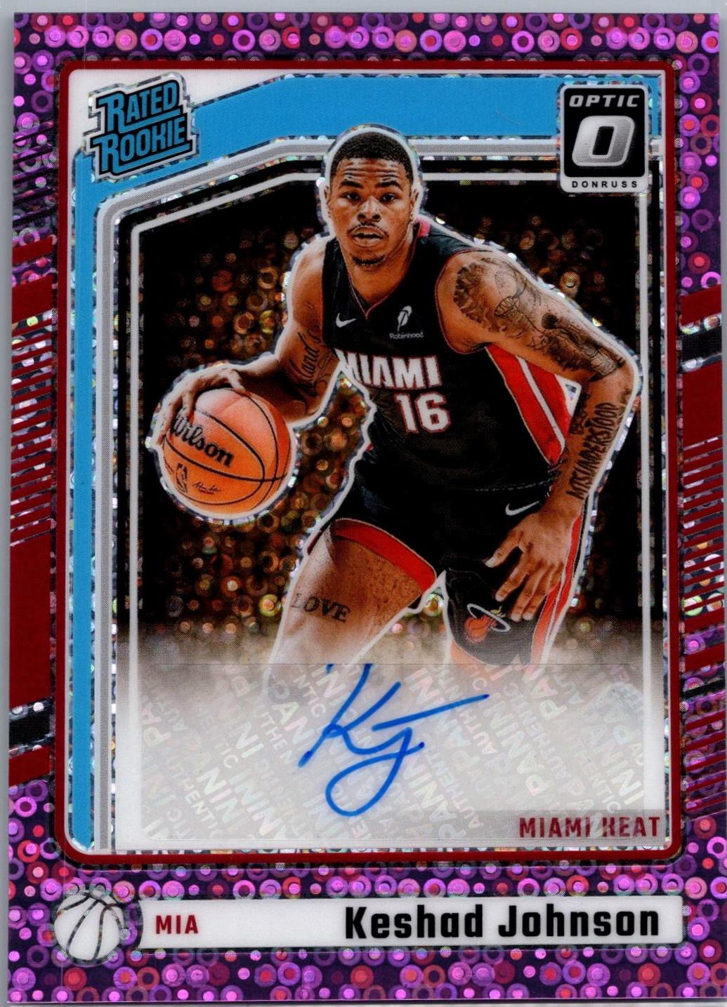 Keshad Johnson [Fast Break Pink Signature] #326