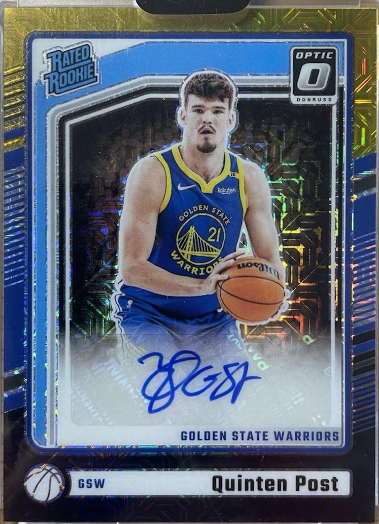 Quinten Post [Choice Black Gold Signature] #343