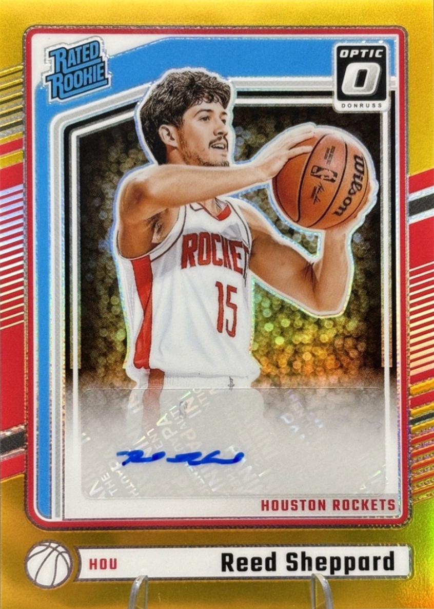 Reed Sheppard [Gold Rated Rookie Signature Premium Box] #302