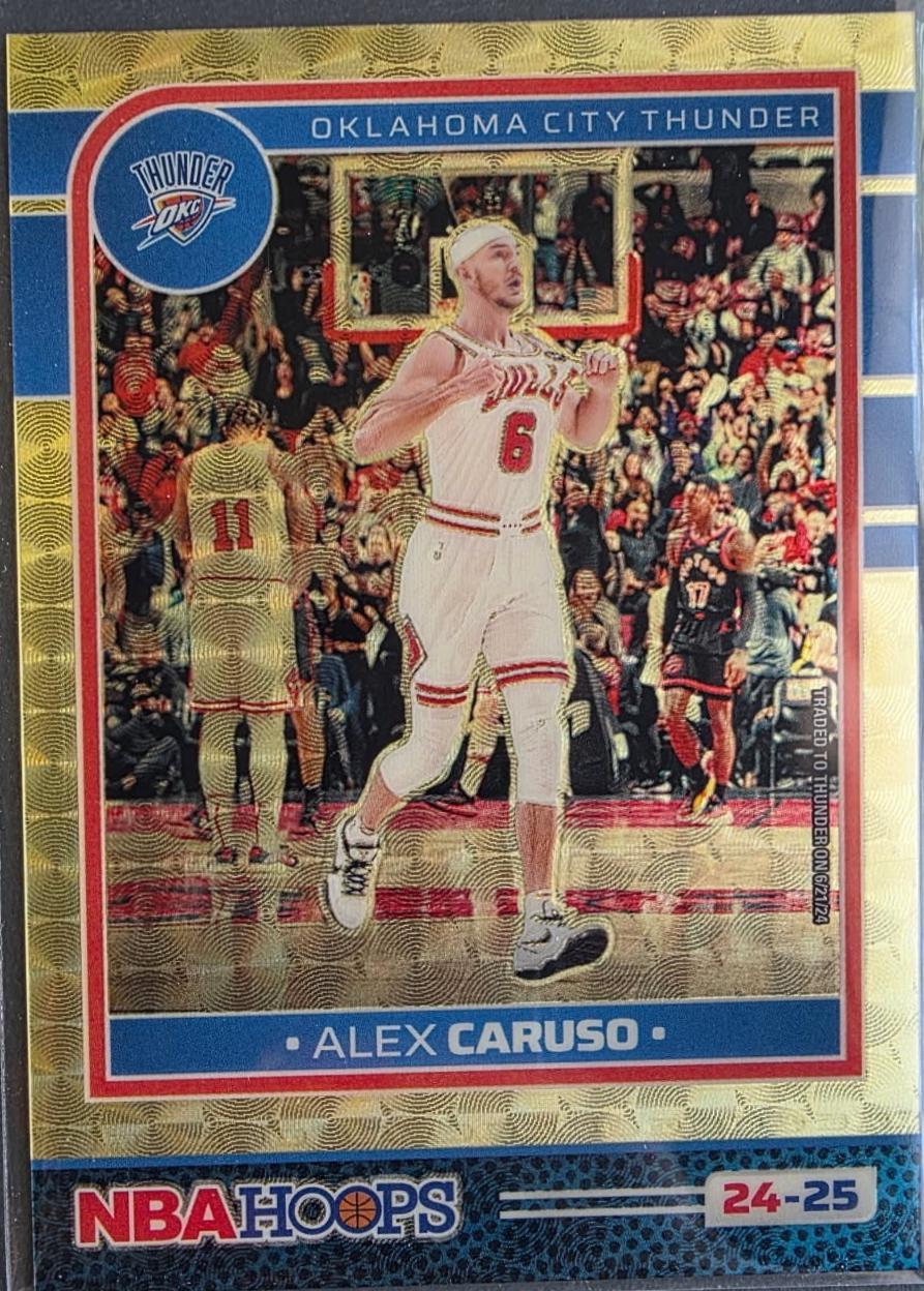 Alex Caruso [Gold Vinyl Prizm Premium] #88