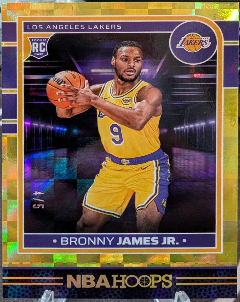 Bronny James Jr. [Yellow Checkerboard] #280