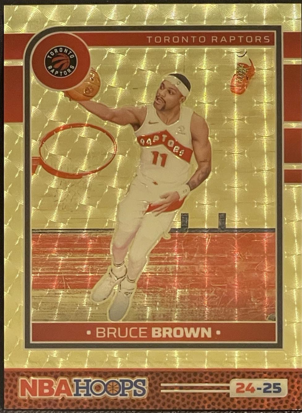 Bruce Brown [Gold Vinyl Prizm Premium] #41
