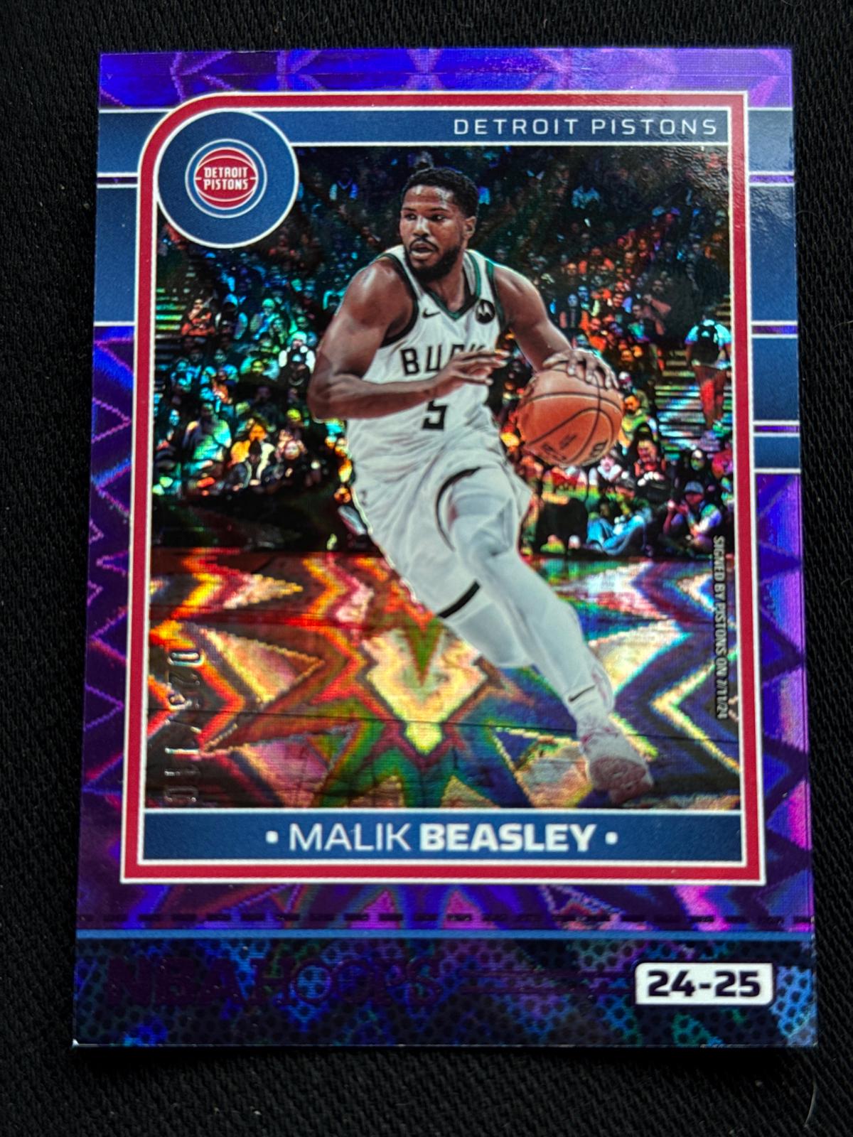 Malik Beasley [Purple Explosion] #145