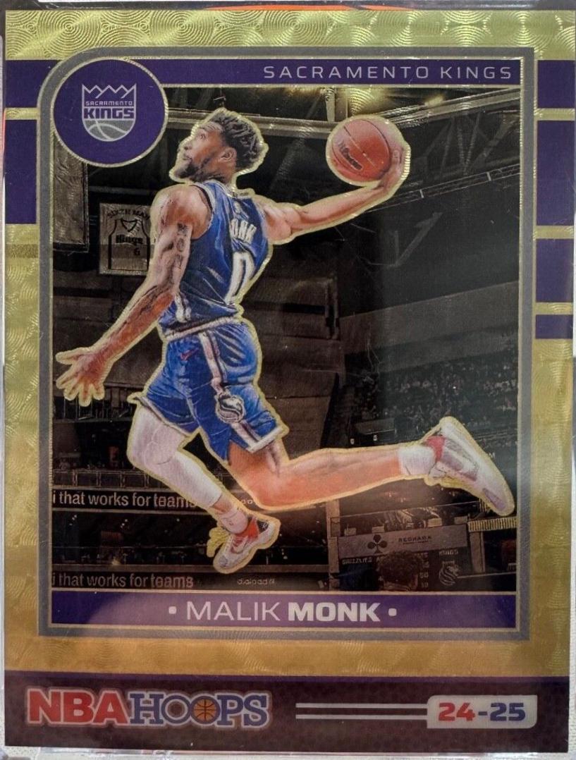 Malik Monk [Gold Vinyl Prizm Premium] #153