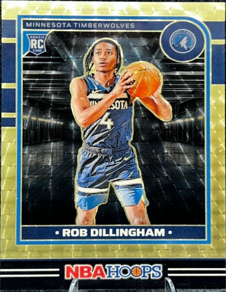 Rob Dillingham [Gold Vinyl Prizm Premium] #238