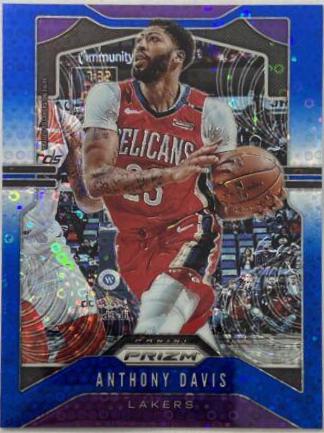 Anthony Davis [Fast Break Prizm Blue] #222