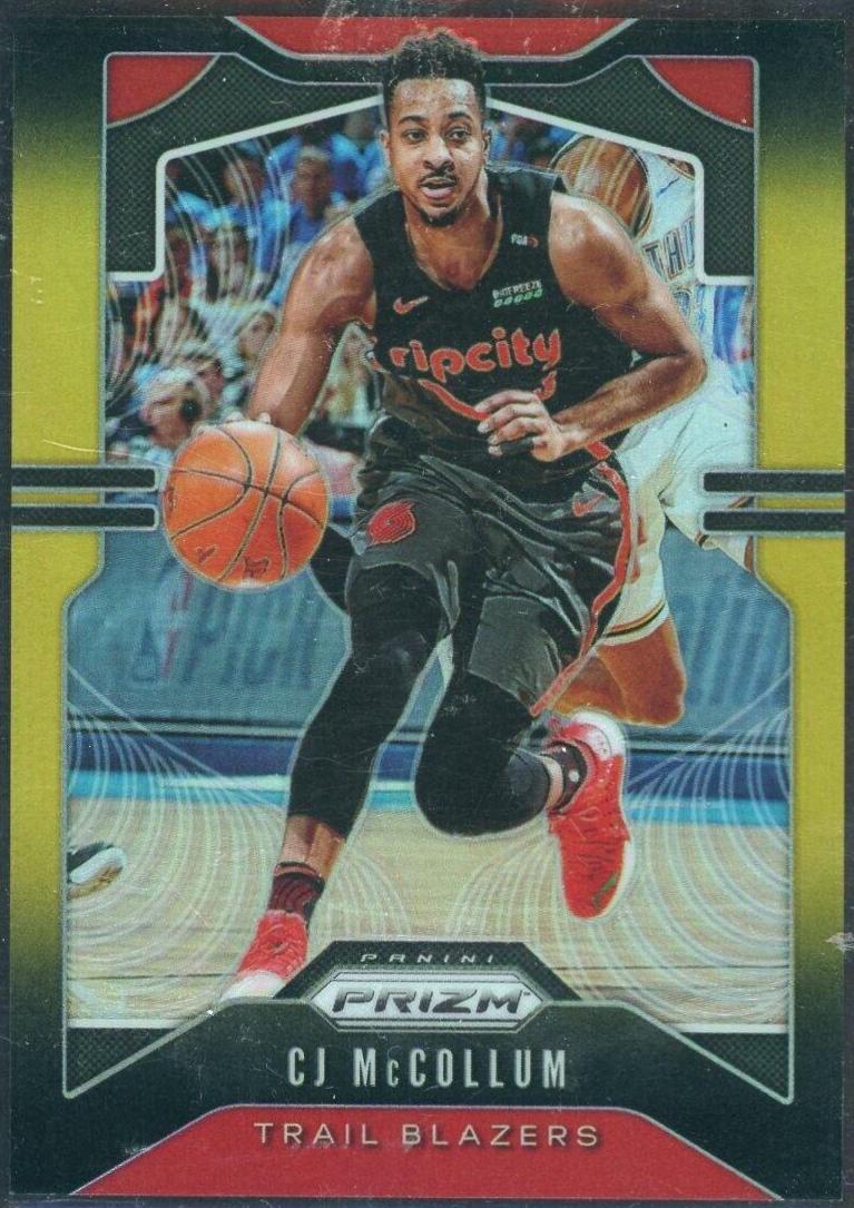 CJ McCollum [Black Gold Prizm] #113