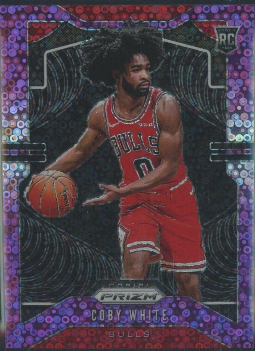 Coby White [Fast Break Prizm Purple] #253
