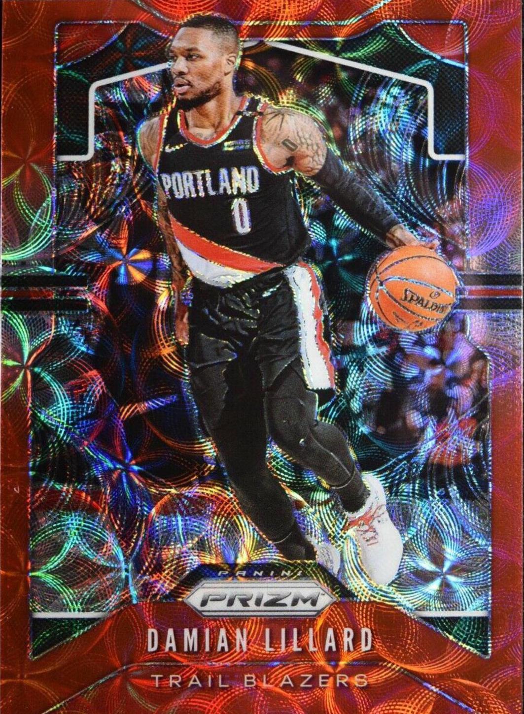 Damian Lillard [Choice Prizm Red] #112