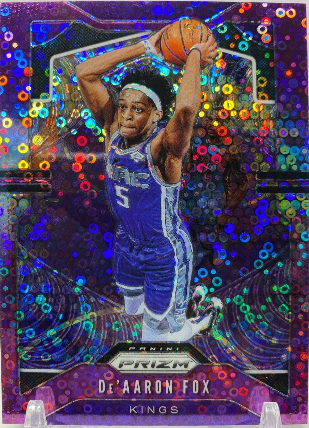 De'Aaron Fox [Fast Break Prizm Purple] #120
